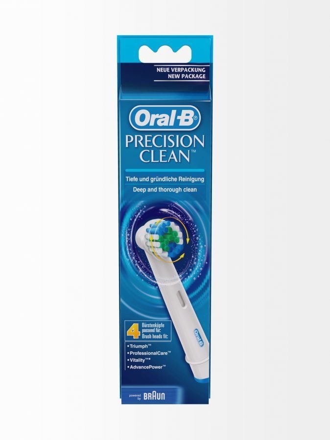 Oral-B Eb 17-4 Precision Clean Harjaspäät 4 Kpl