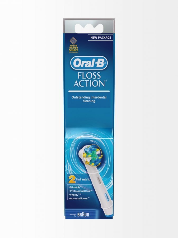 Oral-B Eb 25-2 Floss Action Harjaspäät 2 Kpl