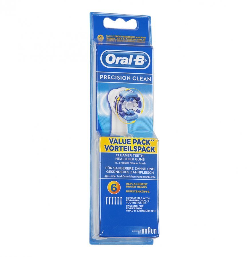 Oral-B Precision Clean Eb20-6 Vaihtoharja 6 Kpl